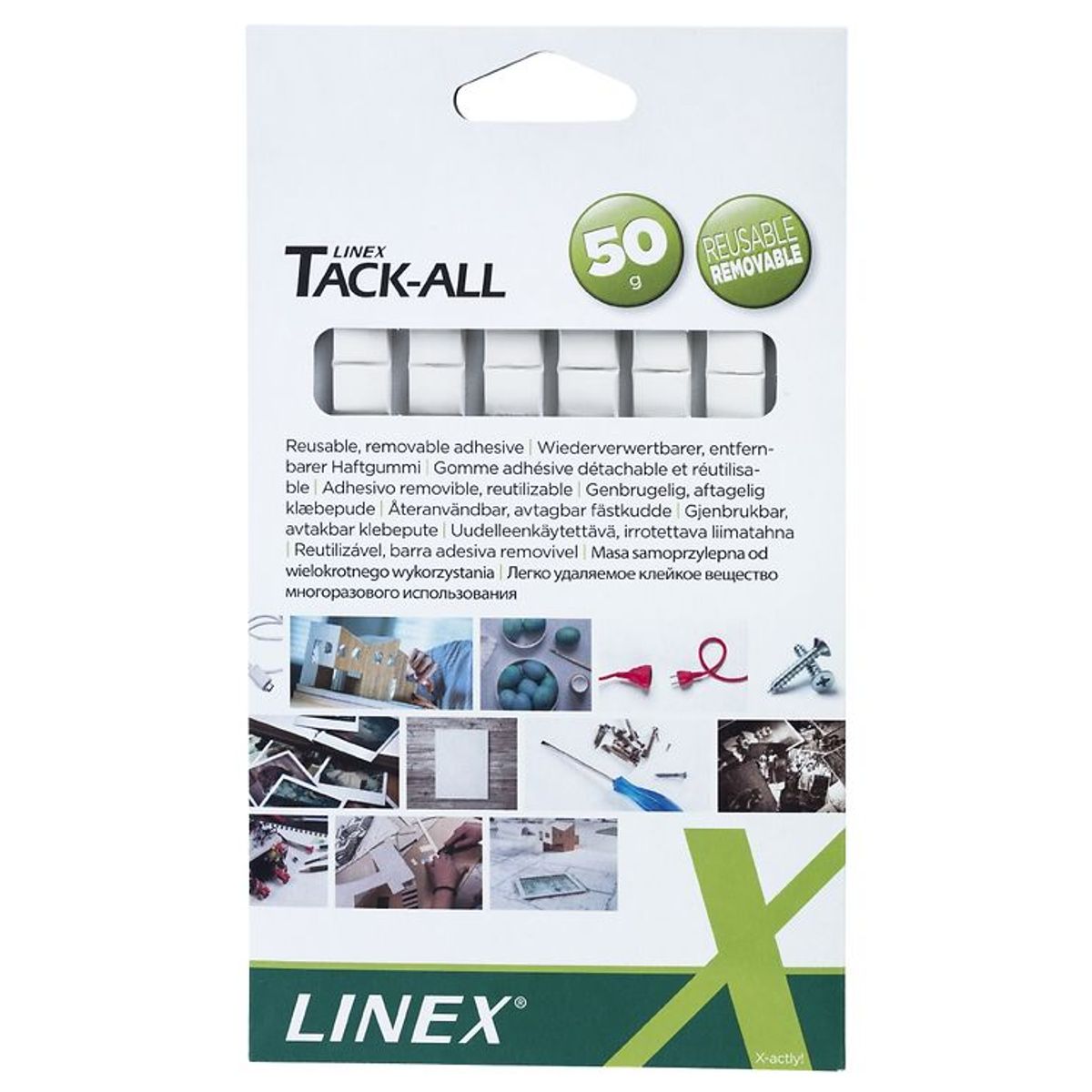 Linex Tack-All Klæbegummi/Elefantsnot - 50 Gram