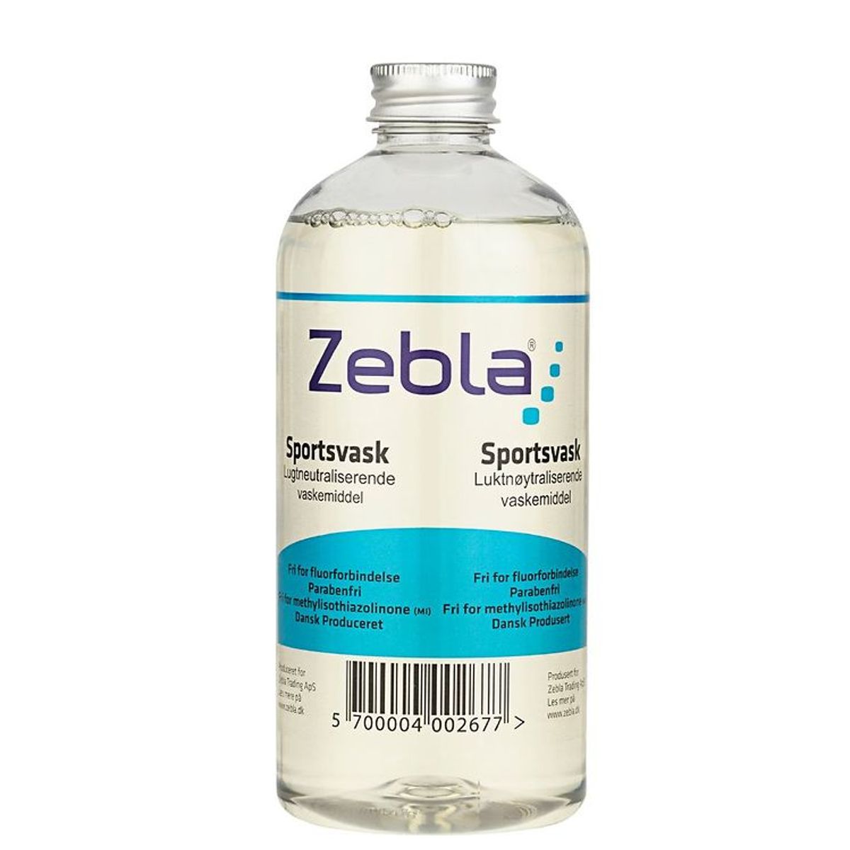 Zebla Sportsvaskemiddel - 500 ml