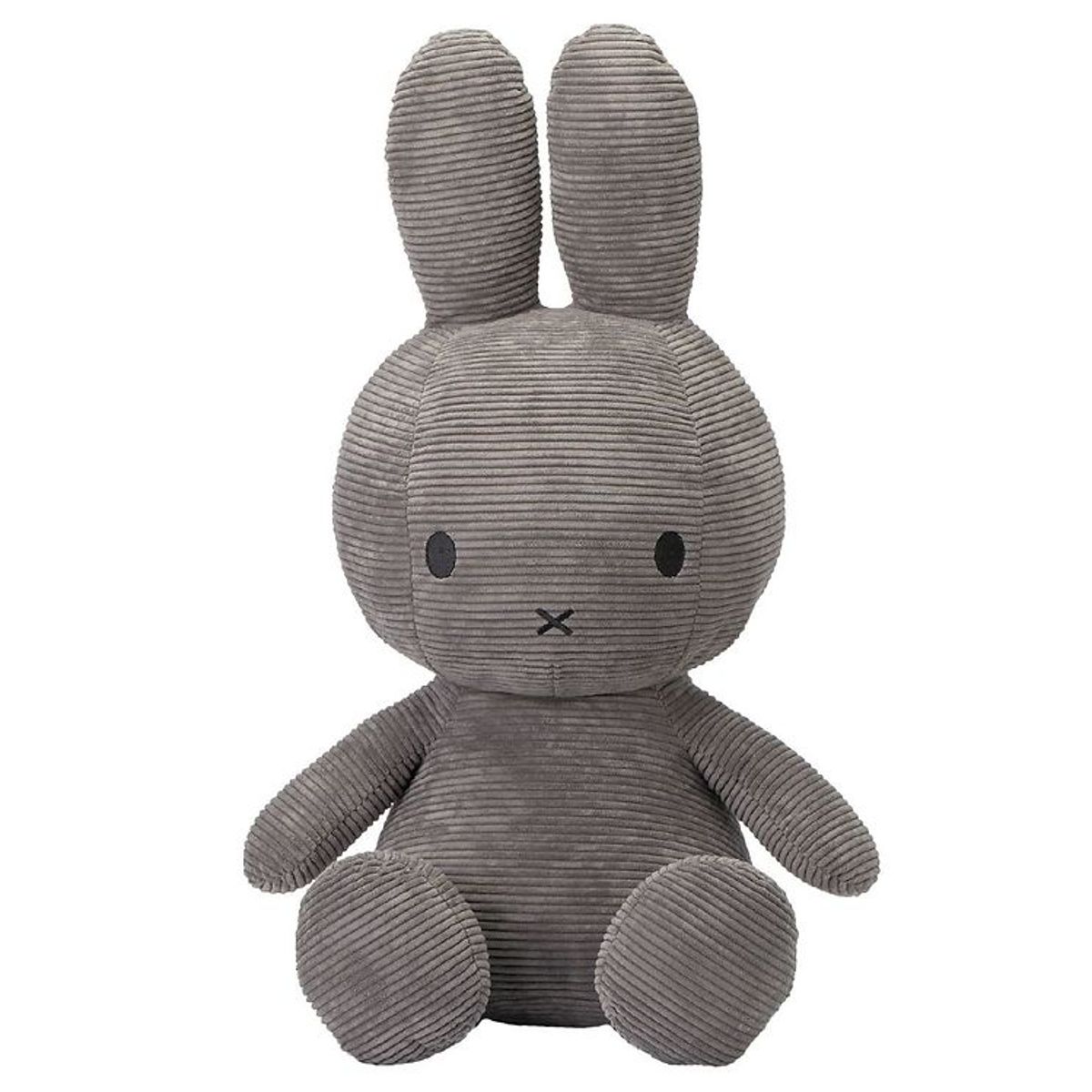 Bon Ton Toys Bamse - 23 cm - Sitting Miffy - Grå Fløjl