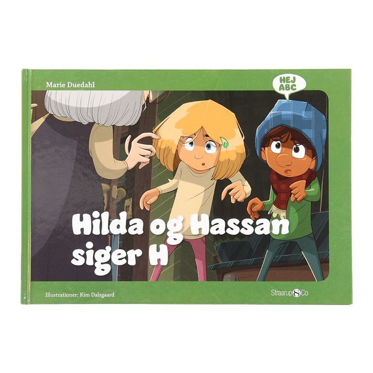 Straarup & Co Bog - Hej ABC - Hilda og Hassan Siger H - Dansk