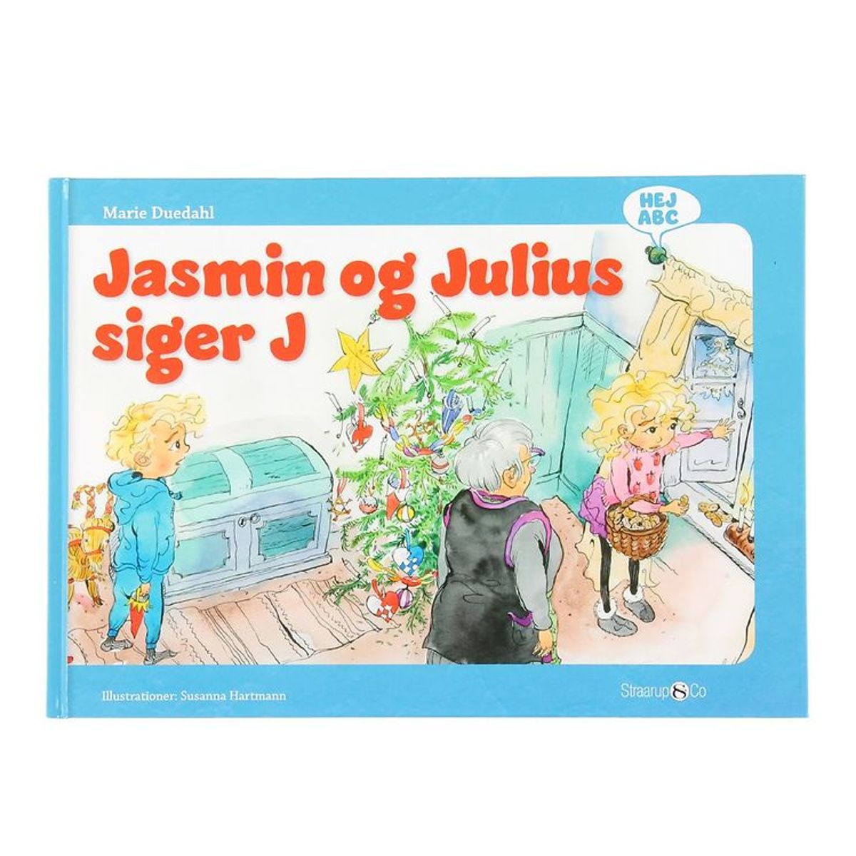 Straarup & Co Bog - Hej ABC - Jasmin og Julius Siger J - Dansk