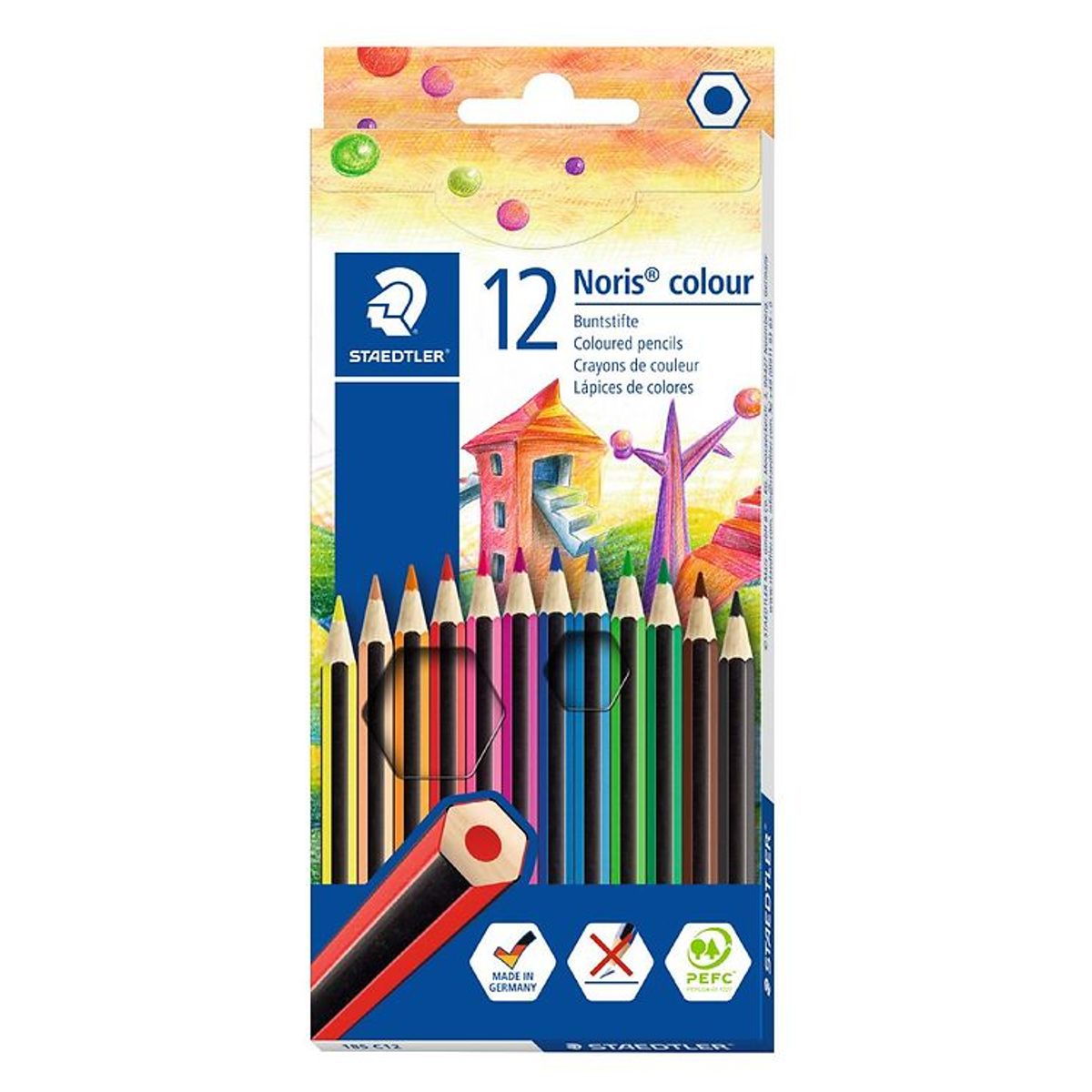 Staedtler Farveblyanter - Noris Colour - 12 stk