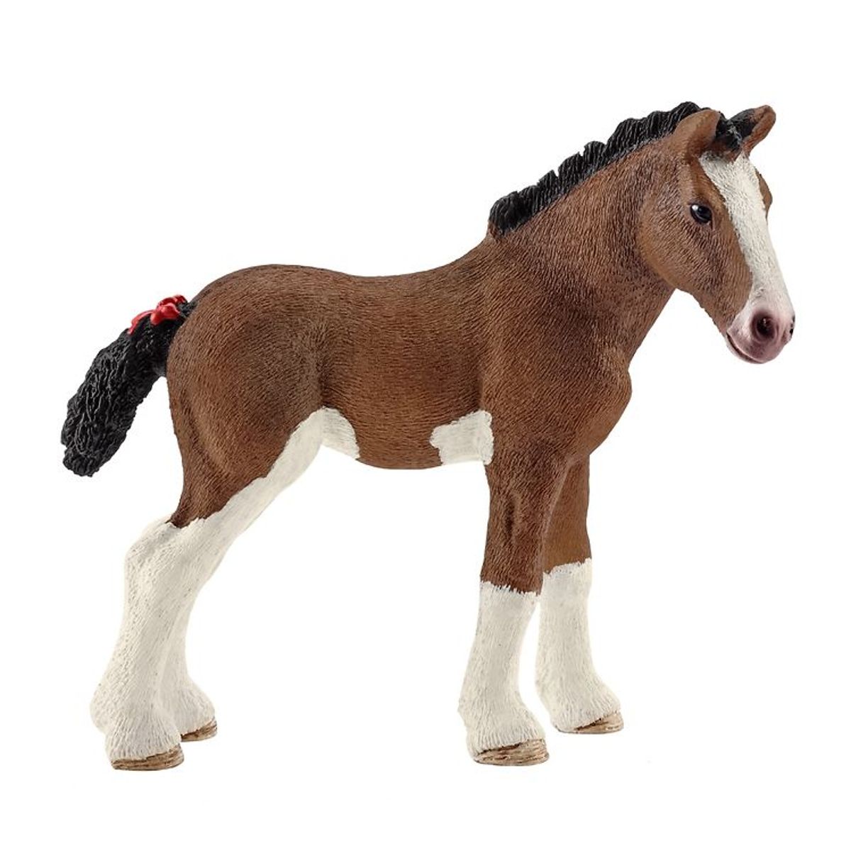 Schleich Dyr - H: 8,5 cm - Clydesdale Føl 13810