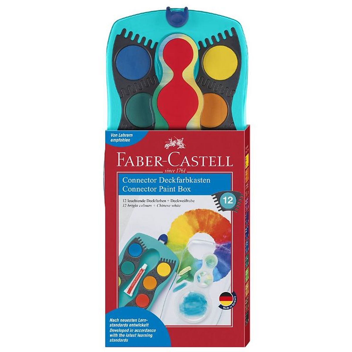 Faber-Castell Vandfarve - Connector - 12 Farver