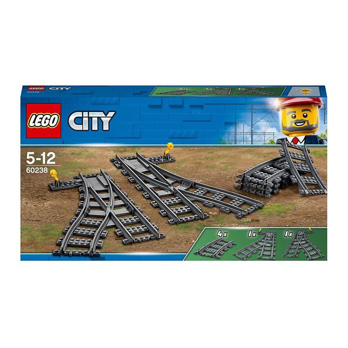 LEGO ® City - Skiftespor 60238 - 8 Dele