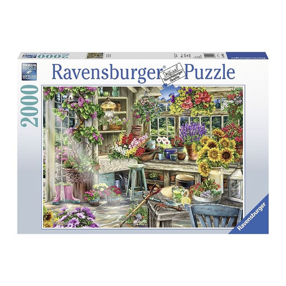 Ravensburger Puslespil - 2000 Brikker - Gardners Paradise