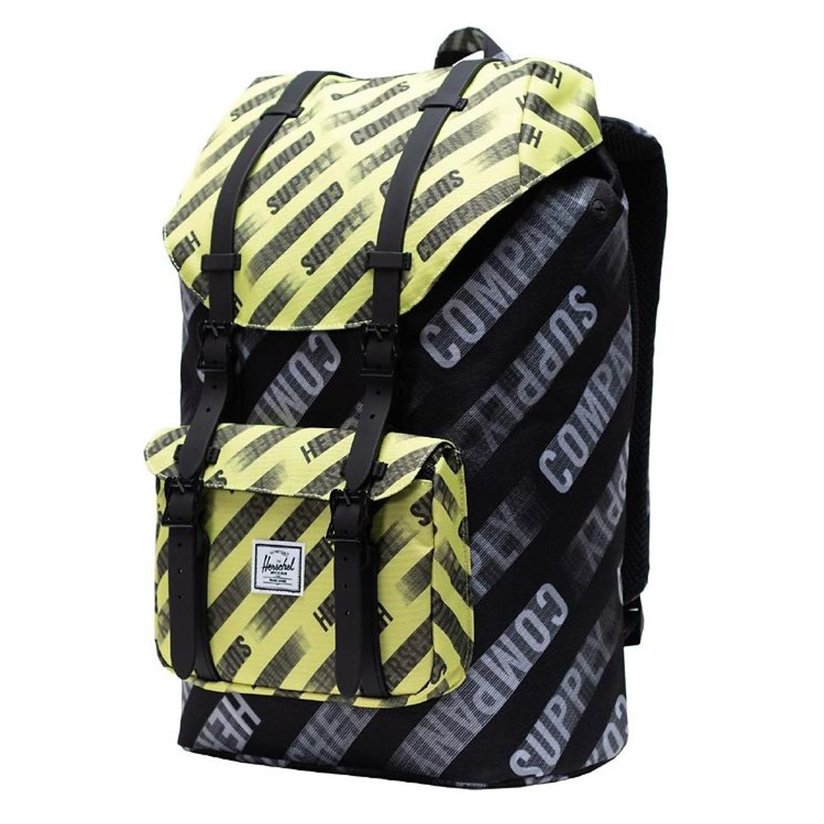 Herschel Rygsæk - Little America Mid Volume - Neon Grid Highligh