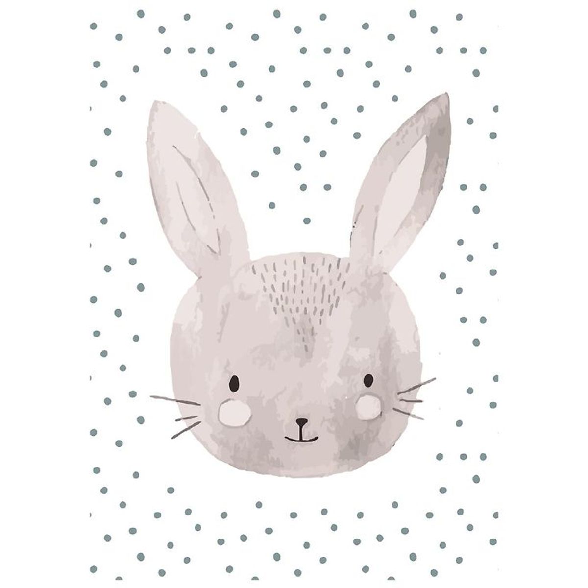 Citatplakat Plakat - B2 - Childish Rabbit