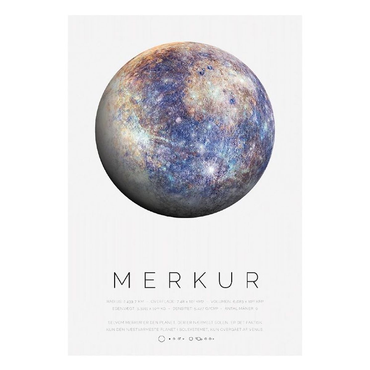 Citatplakat Plakat - B2 - Merkur