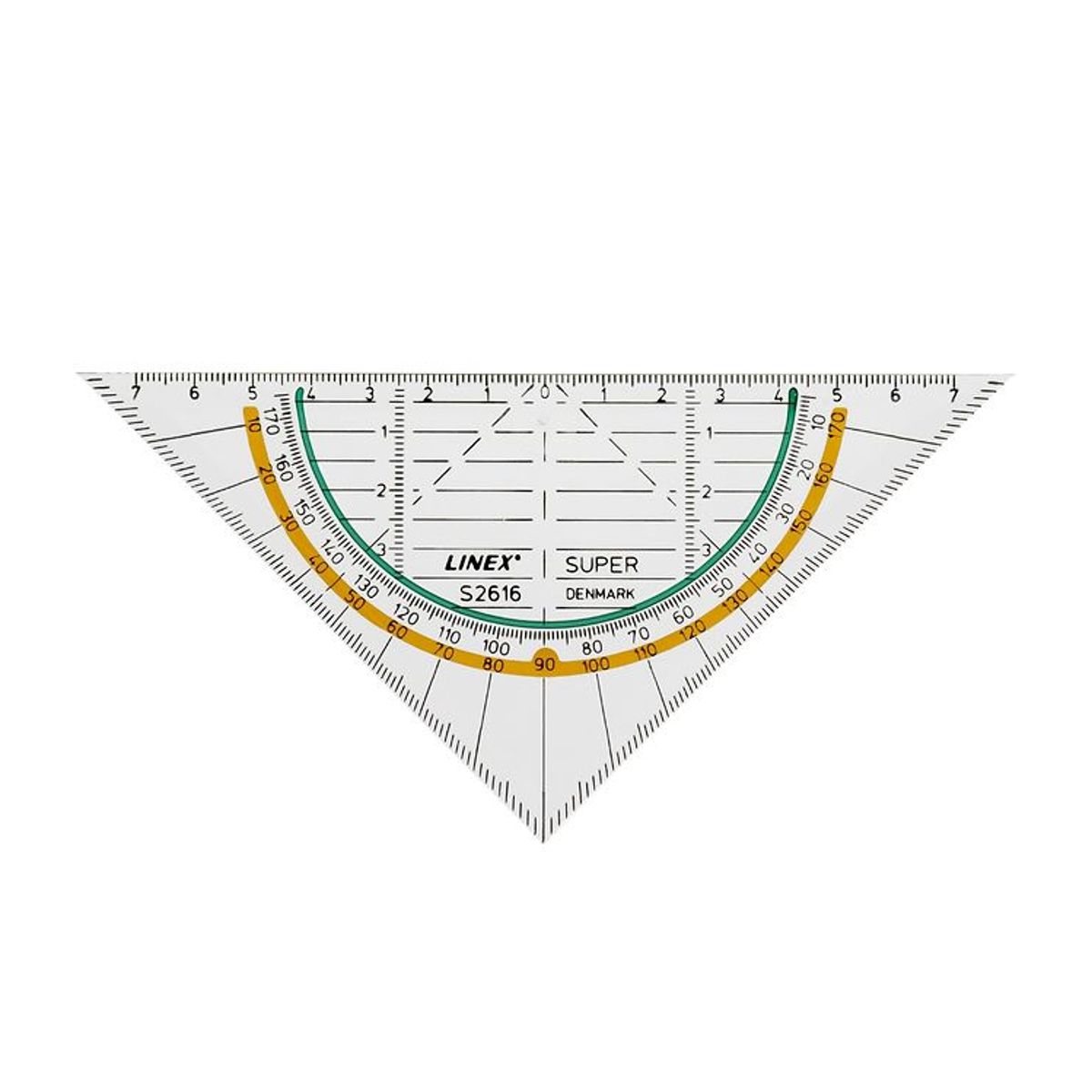 Linex Geometritrekant - Gennemsigtig