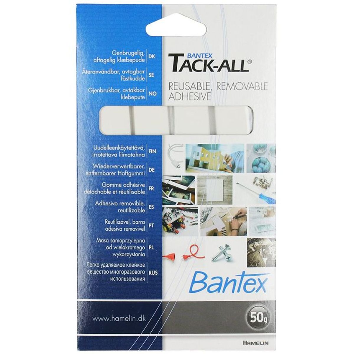 Bantex Tack-All Klæbegummi/Elefantsnot - 50 Gram