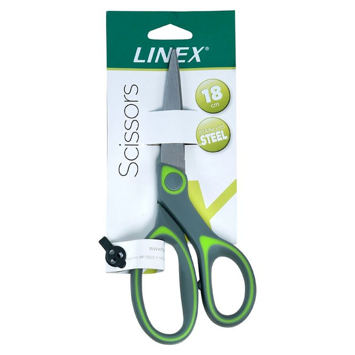 Linex Saks - 18 cm - Grå/Grøn