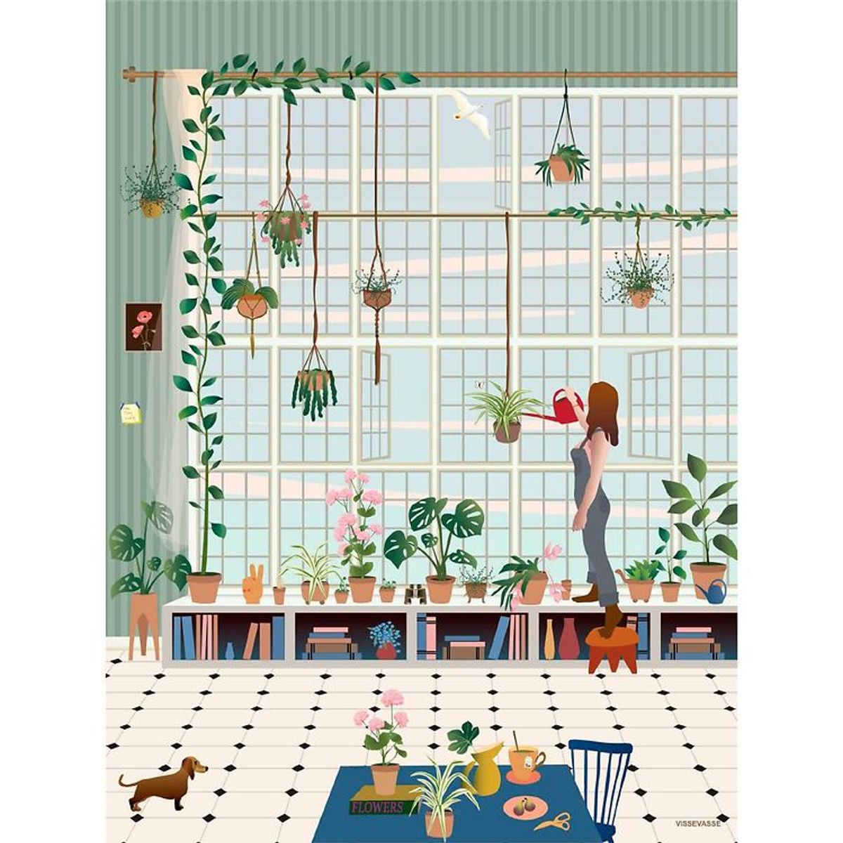 Vissevasse Plakat - 50x70 cm - Plant Lover