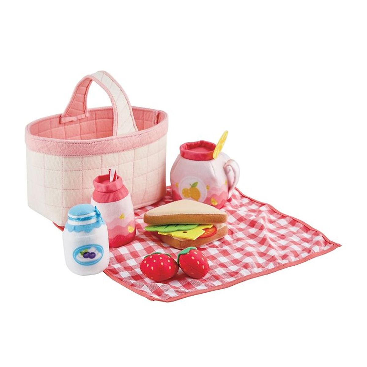 Hape Legemad - 12 dele - Picnic Kurv