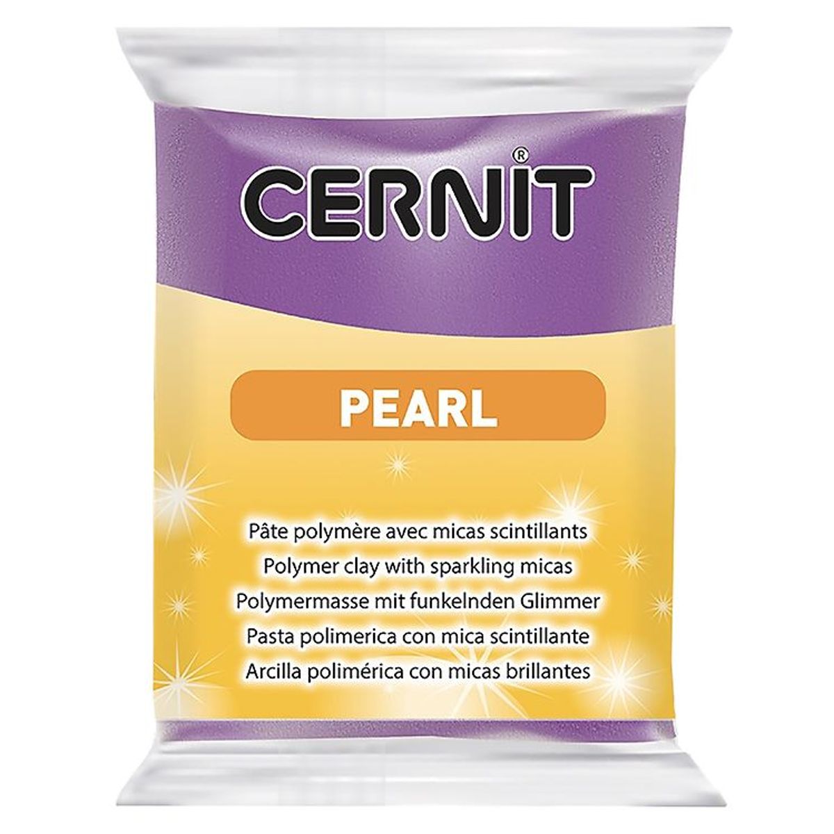 Cernit Polymer Ler - Pearl - Lilla