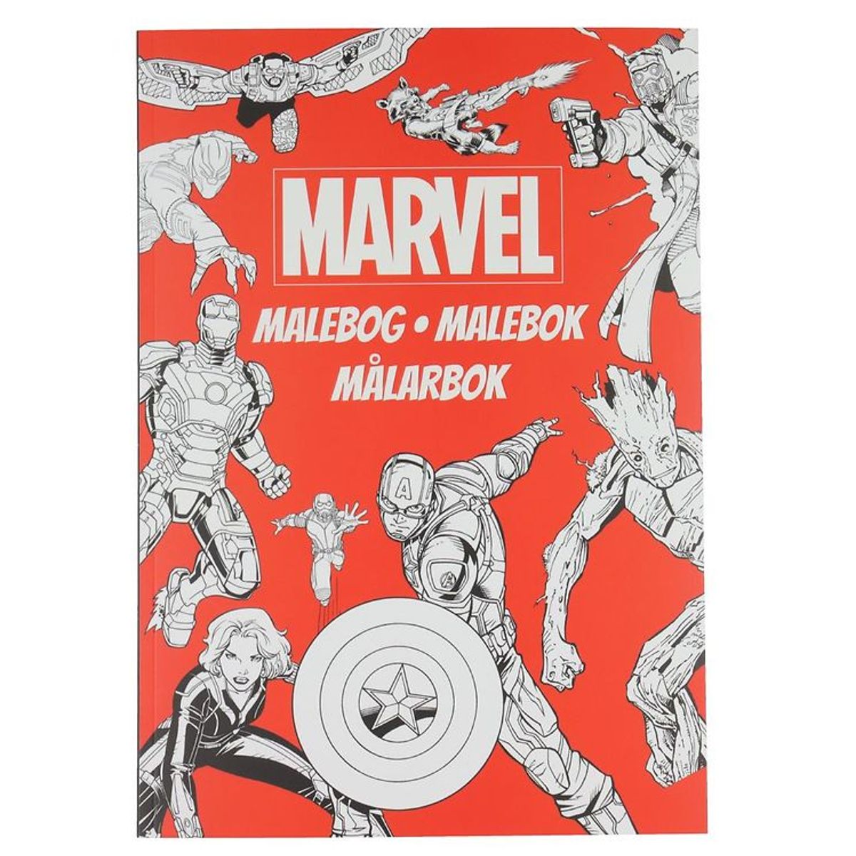 Karrusel Forlag Malebog - Marvel