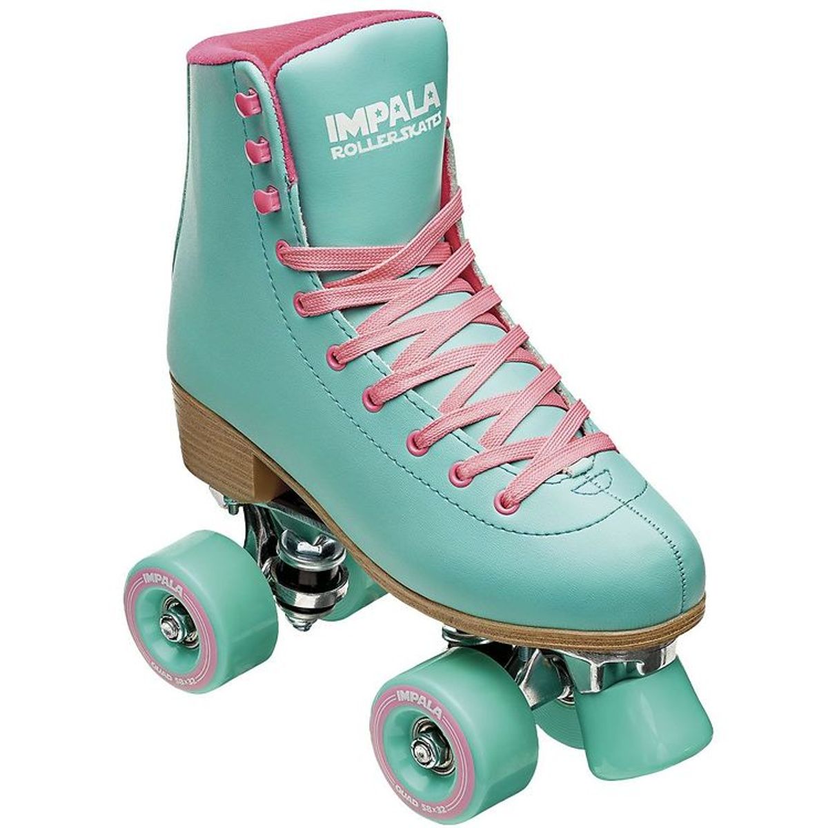 Impala Rulleskøjter - Quad Skate - Aqua/Pink