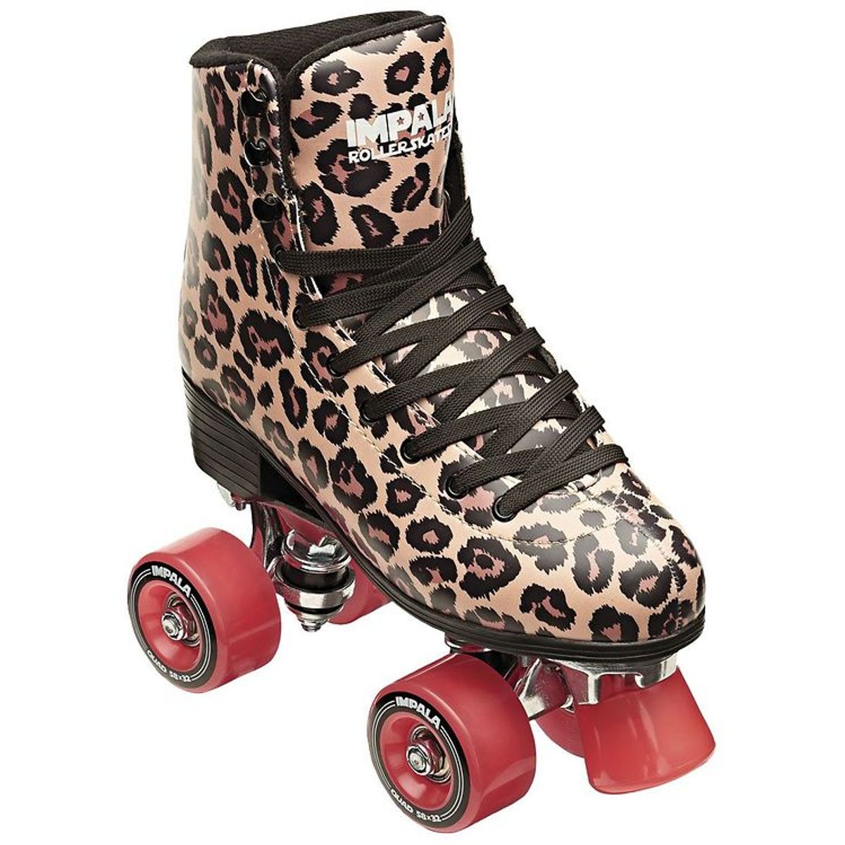 Impala Rulleskøjter - Quad Skate - Brun Leopard