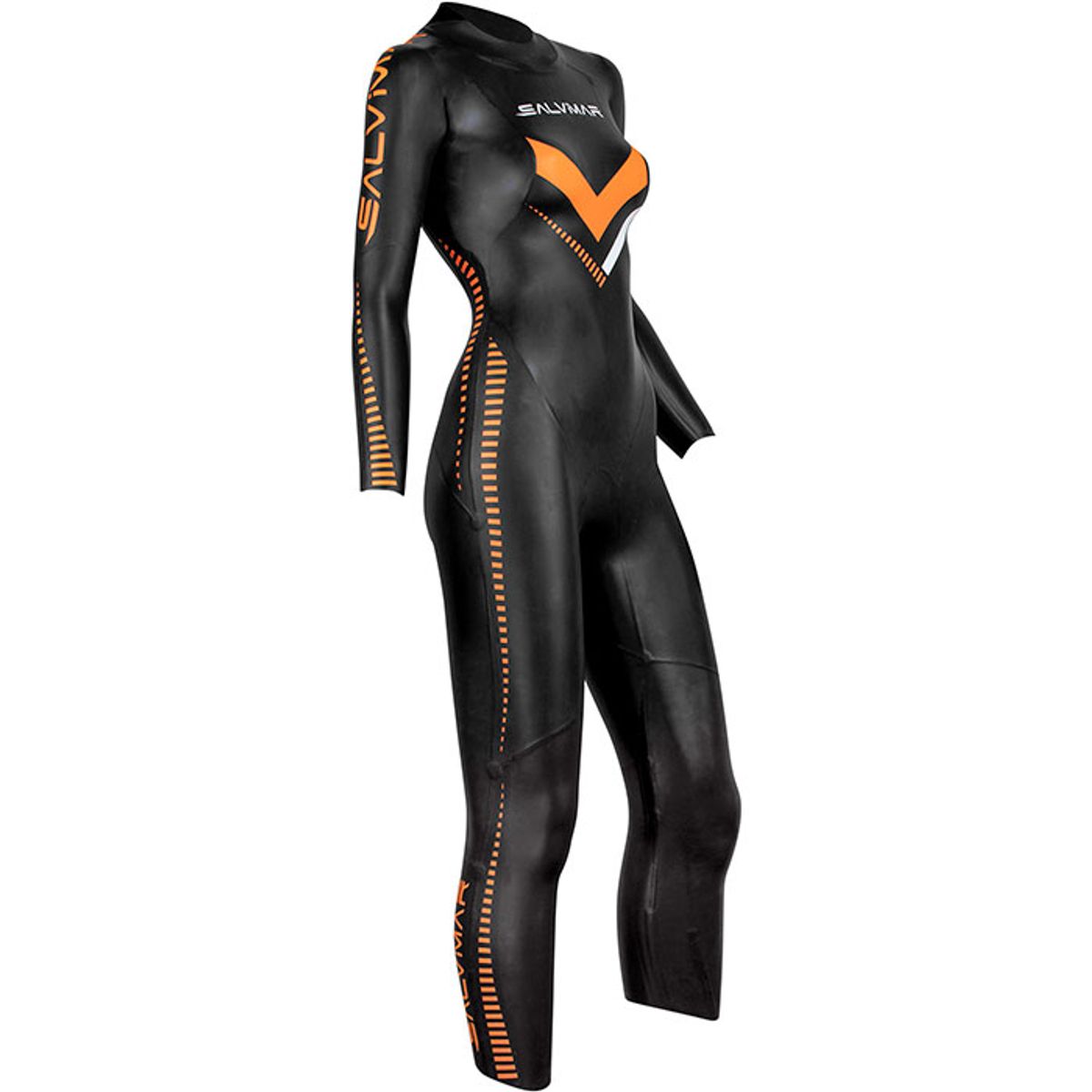 Salvimar 2mm Free Swim Svømmedragt - Dame-XS Sort/Gul