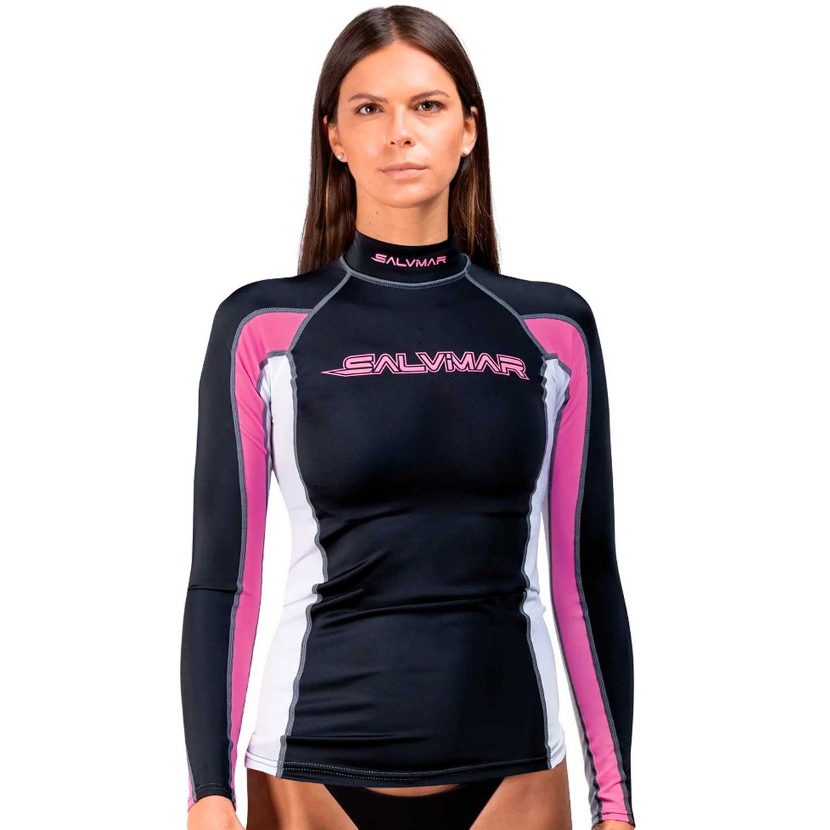 Rashguard Oasi Blå/Sort - Kvinde - Salvimar-S Sort/Pink