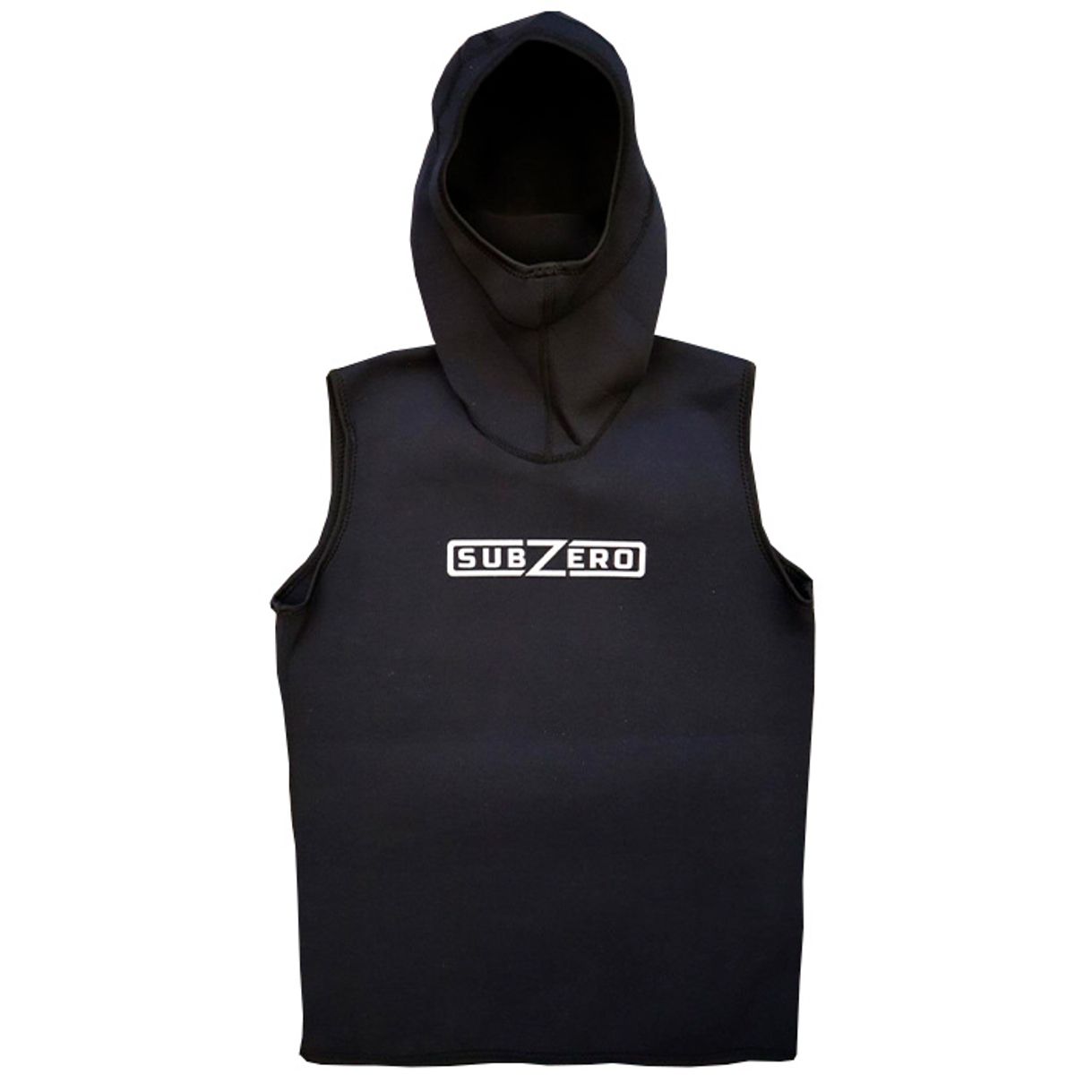 Subzero Solomon 2mm Neoprenvest m. Hætte -M-Mænd Sort