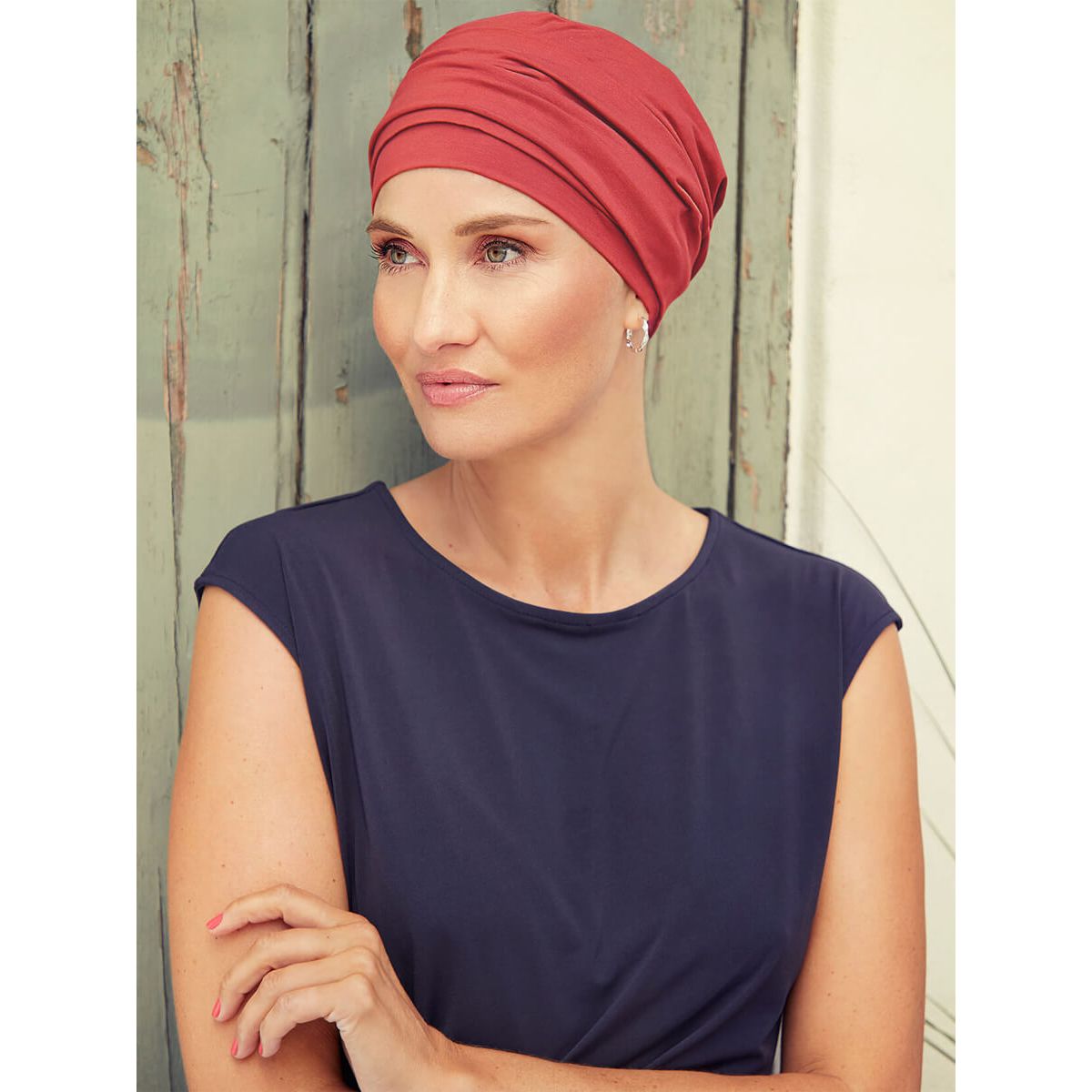 Nomi Turban | Lipstick Red