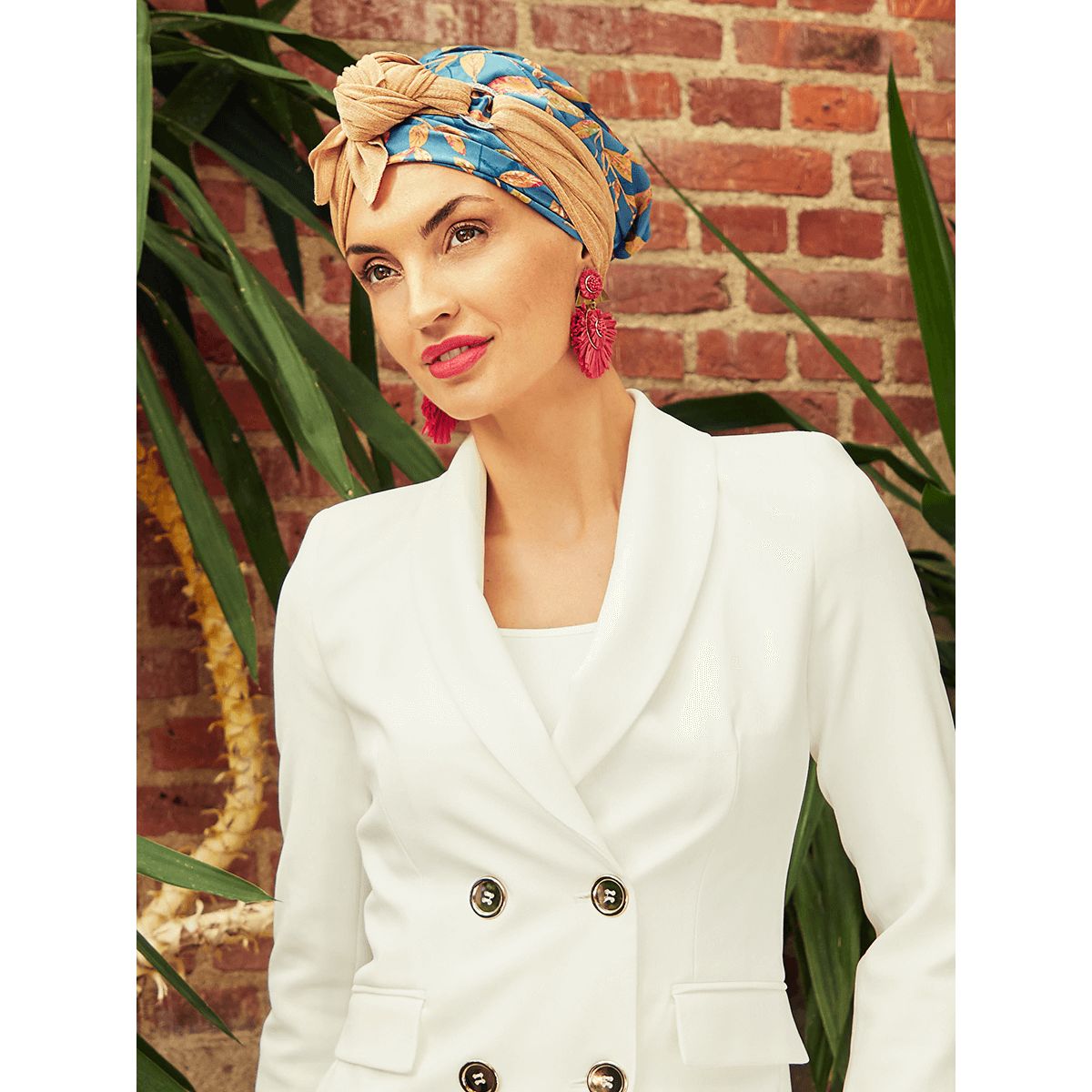 Sienna Turban Set | Blue Toffee Garden