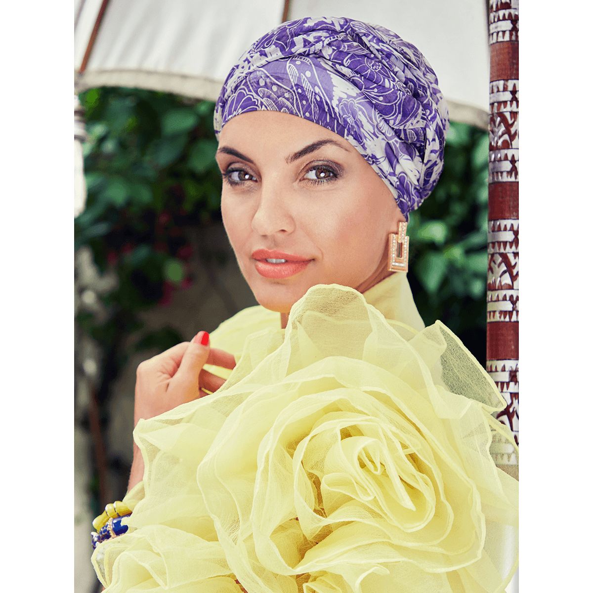 Amber Turban Set | Purple Romance