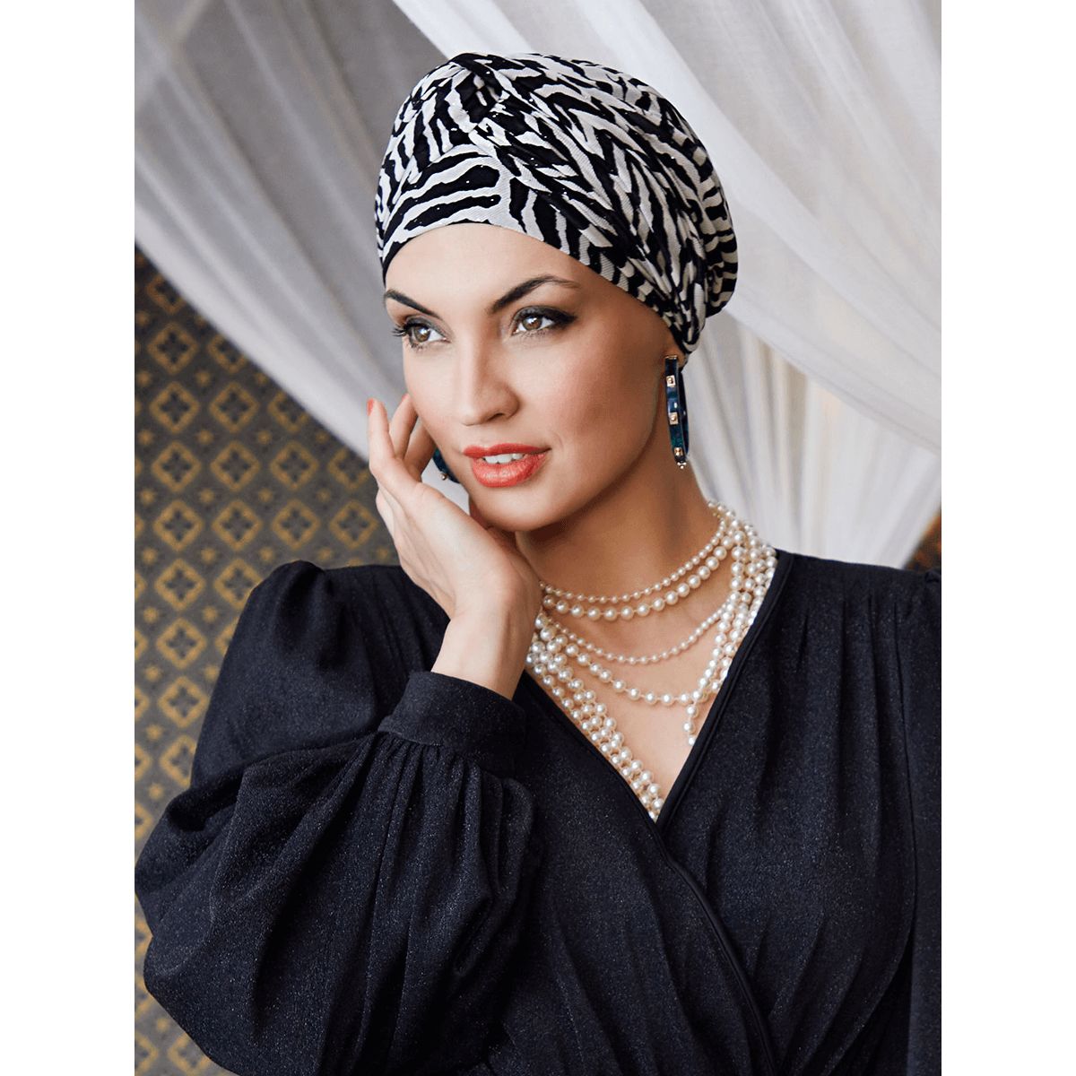 Avalon Turban Set | Zebra Glam