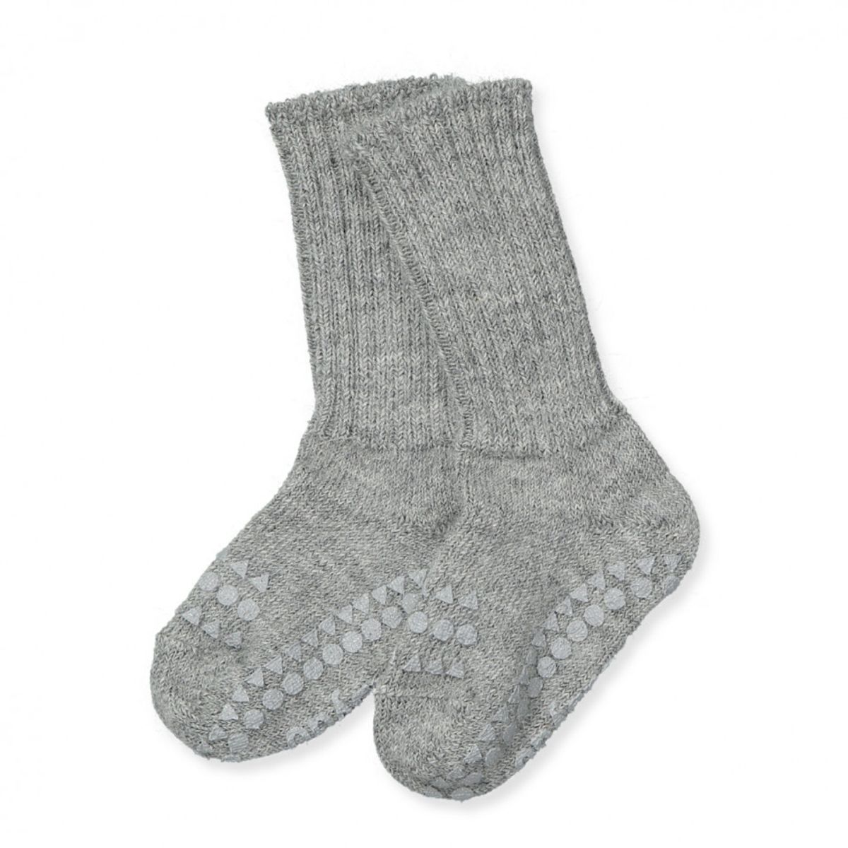 Stoppersocken aus Alpaka in Grau (1-2 år)