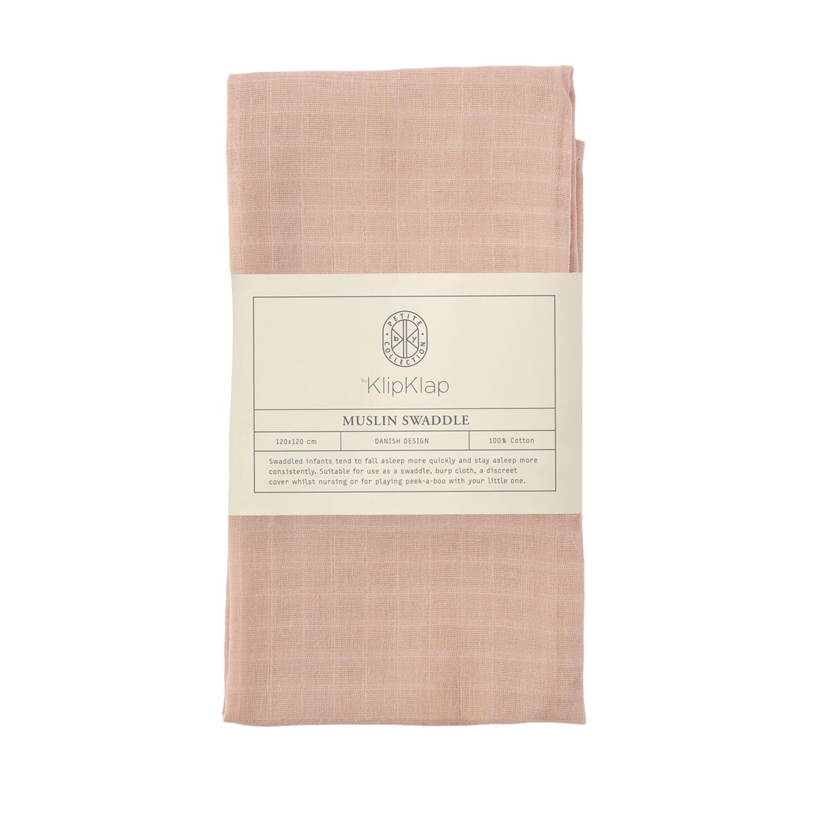 Dusty rose svøb (One size)