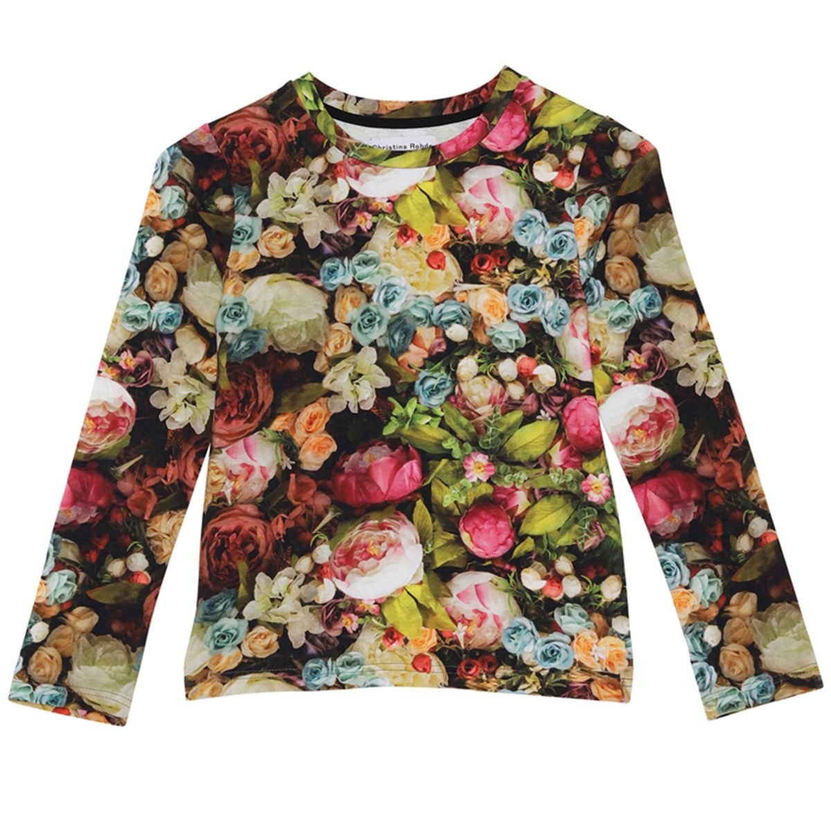 Blomstret bluse (3 år/98 cm)