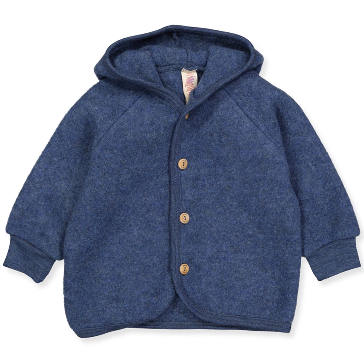 Organic uldfleece cardigan (74-80 cm)