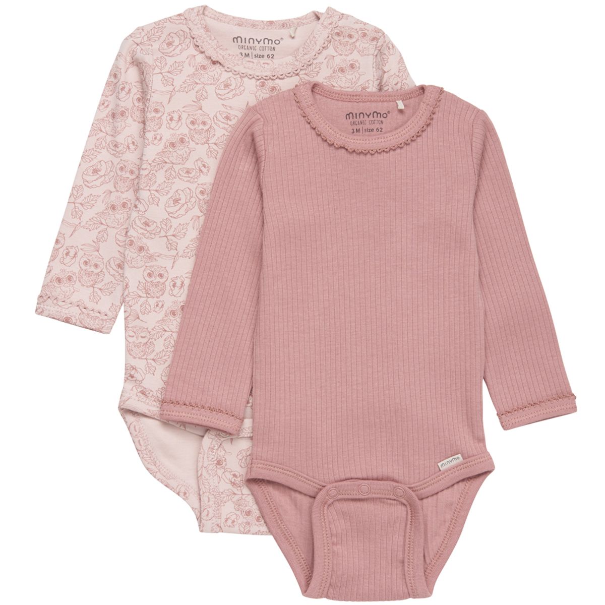 Organic 2-pak body (2 år/92 cm)