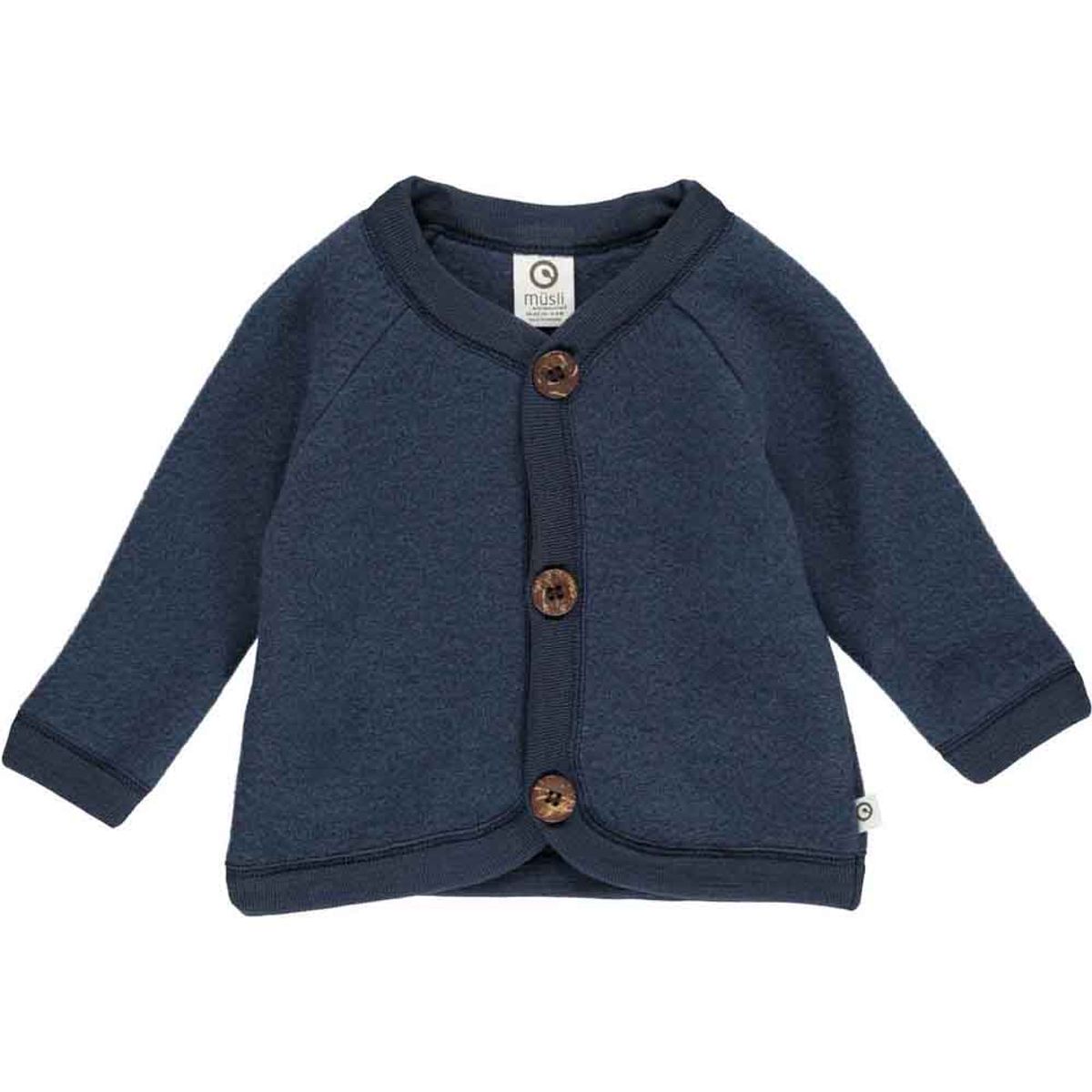 Woolly merinould fleece cardigan (68-74 cm)