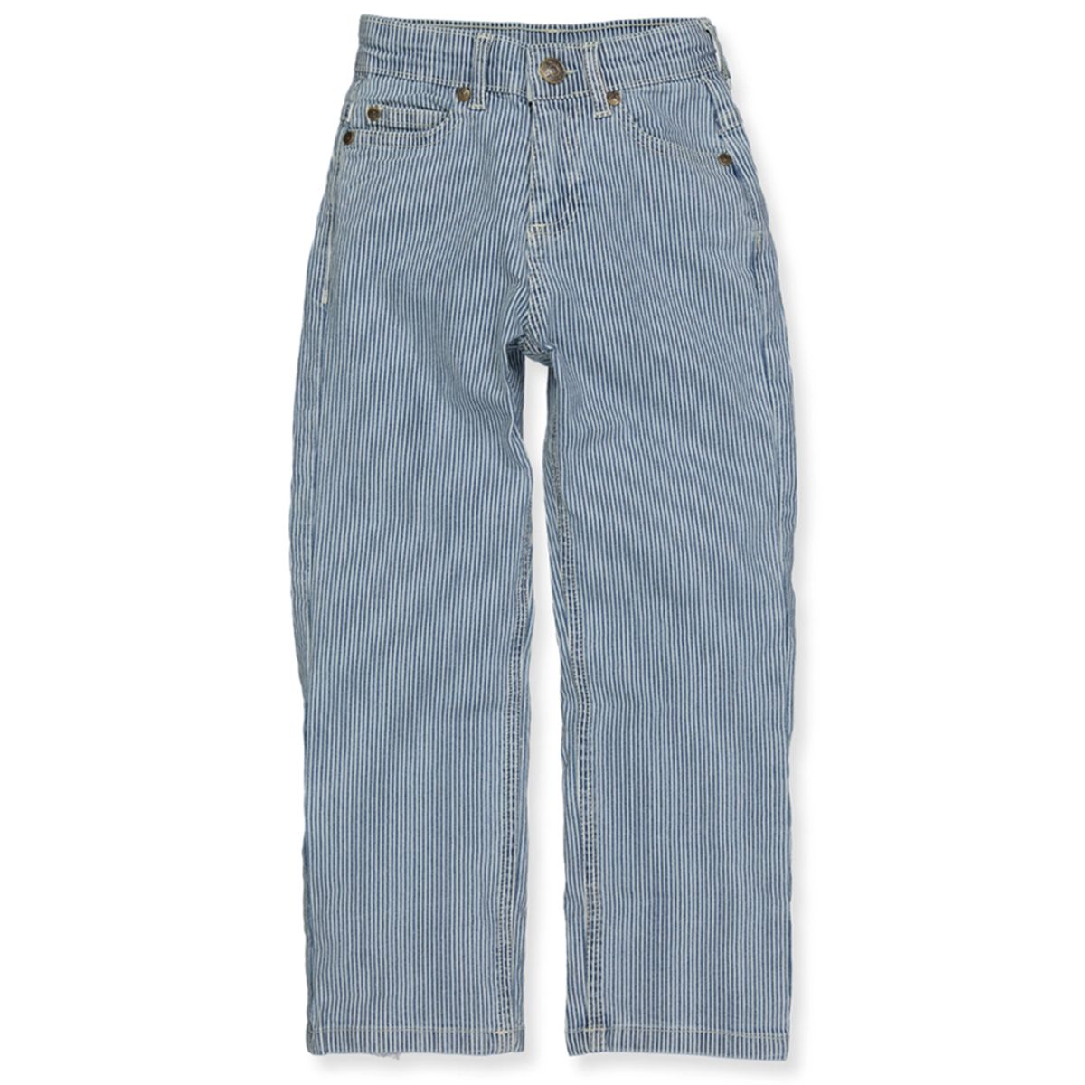 Stribet jeans (7-8 år)