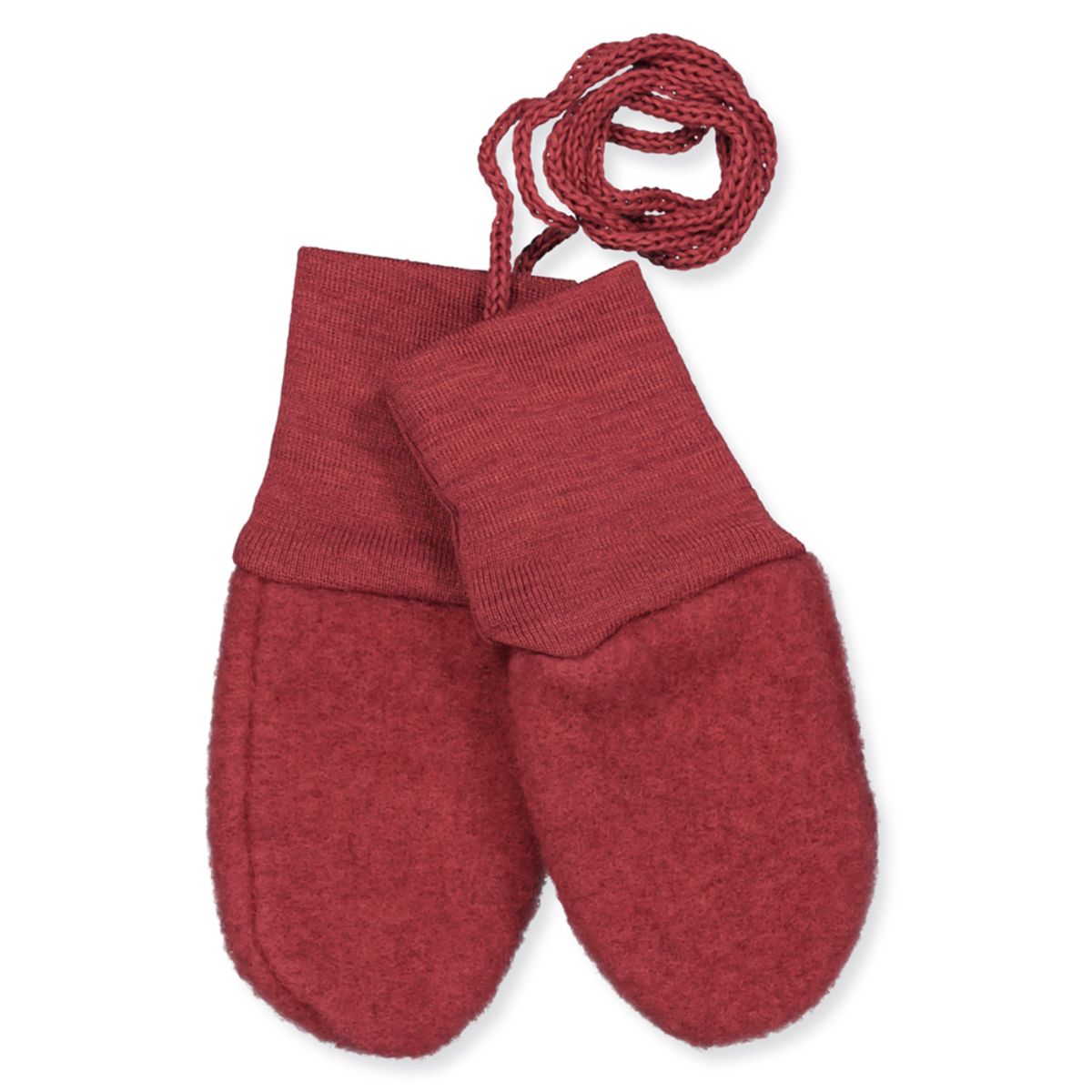 Organic uldfleece babyvanter (0-1 år)