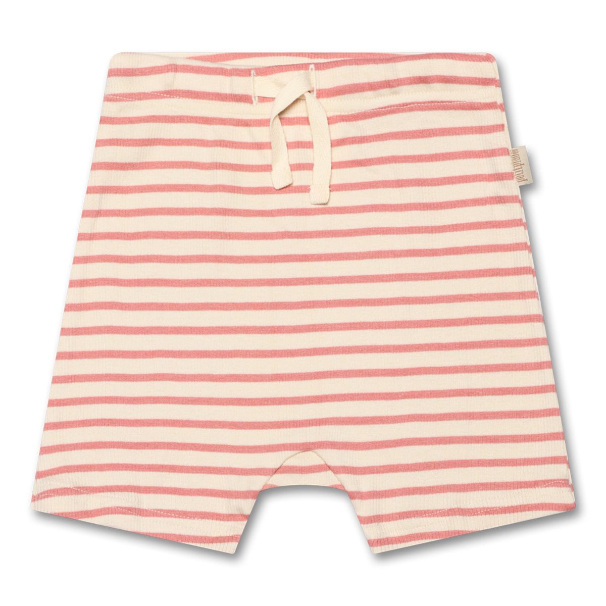 Stribet rib shorts (12 mdr/80 cm)