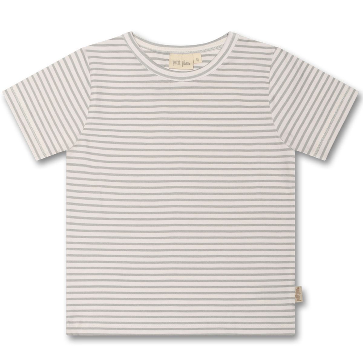 Organic stribet t-shirt (2 år/92 cm)