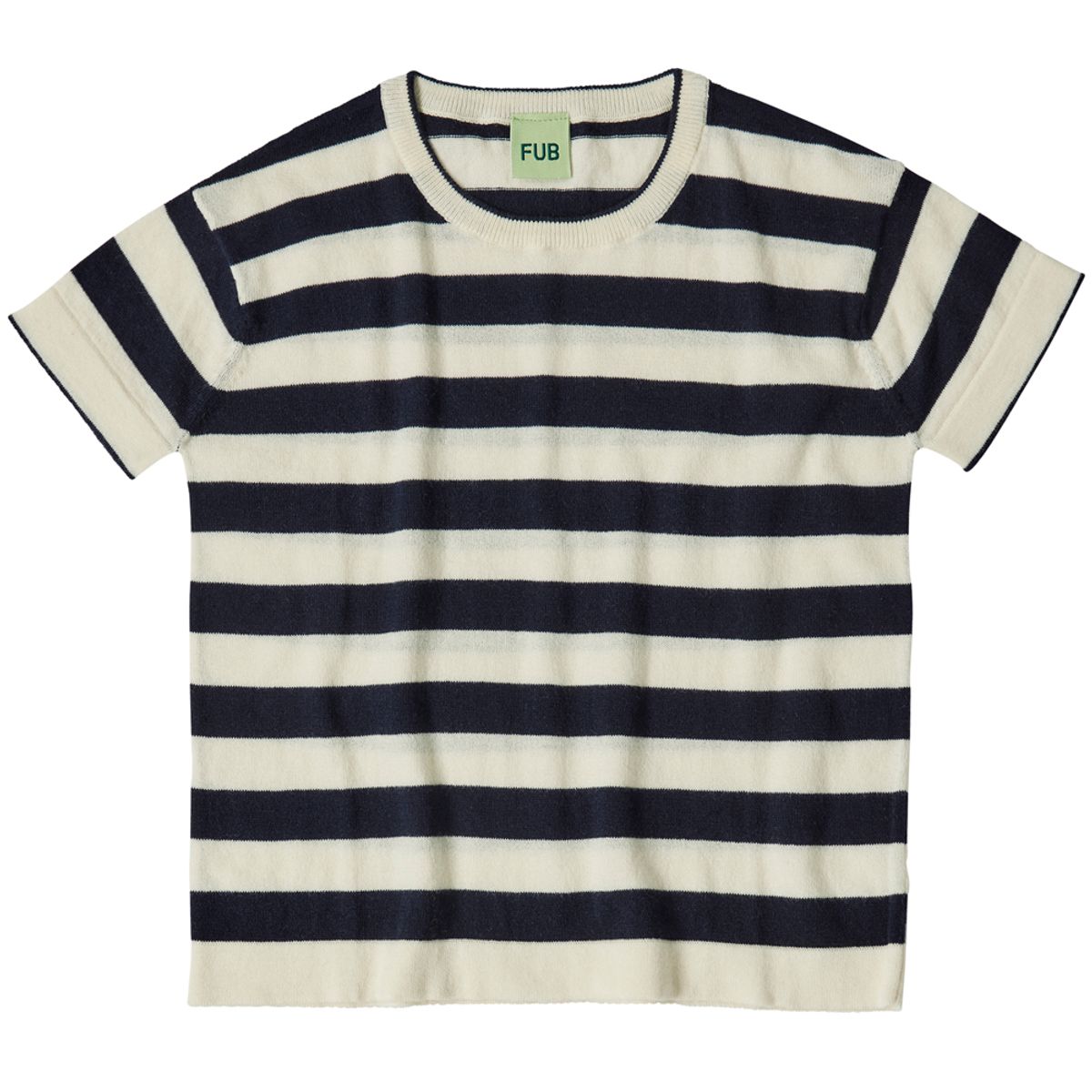 Organic stribet t-shirt (110)