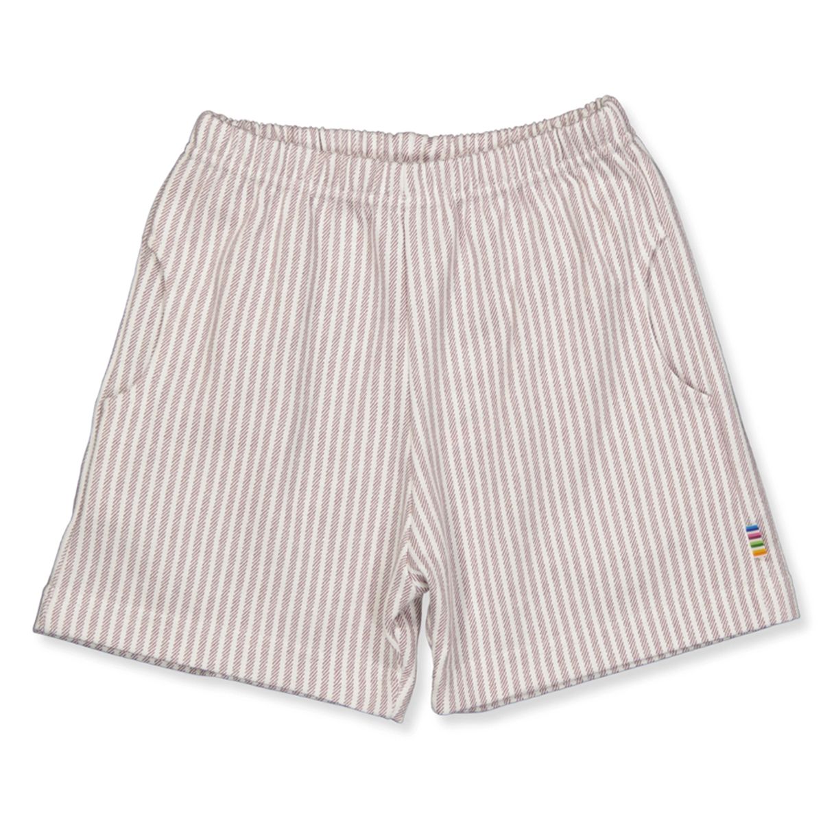 Organic stribet shorts (80 cm)