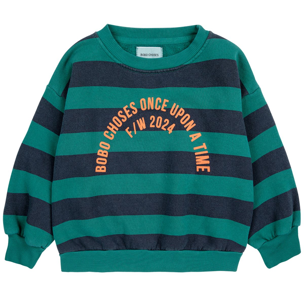 Organic Circle stripes sweatshirt (2-3 år)