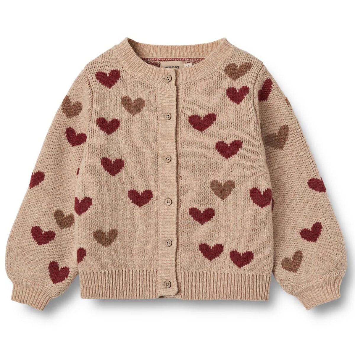 Hearts uld cardigan (3 år/98 cm)