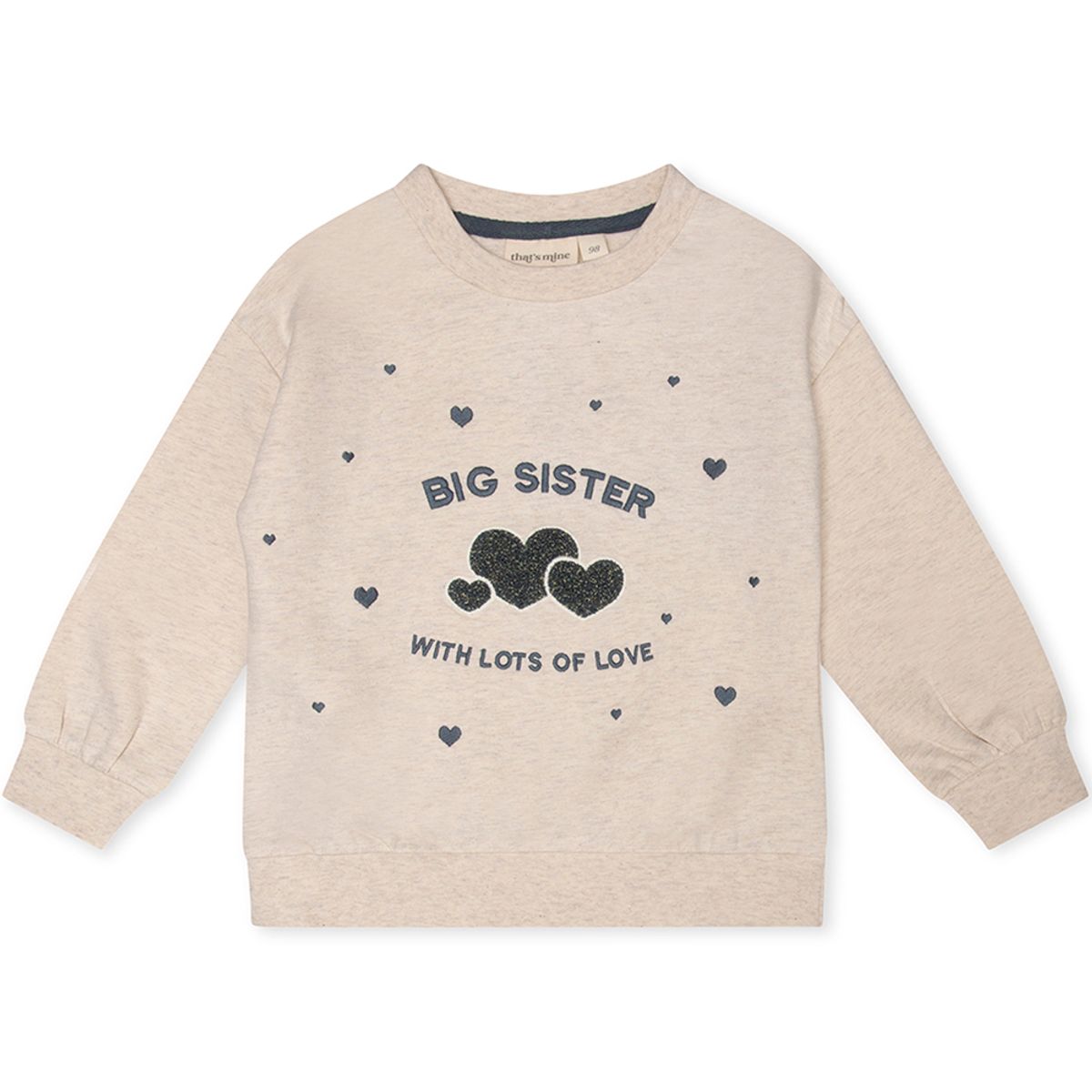 Organic big sister sweatshirt (4 år/104 cm)