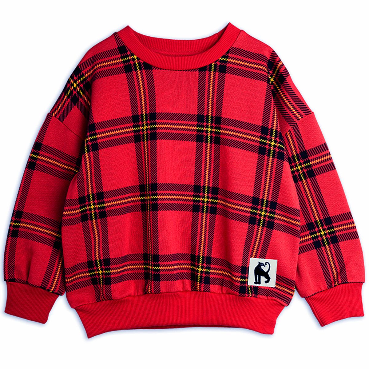 Organic Check sweatshirt (104-110 cm)