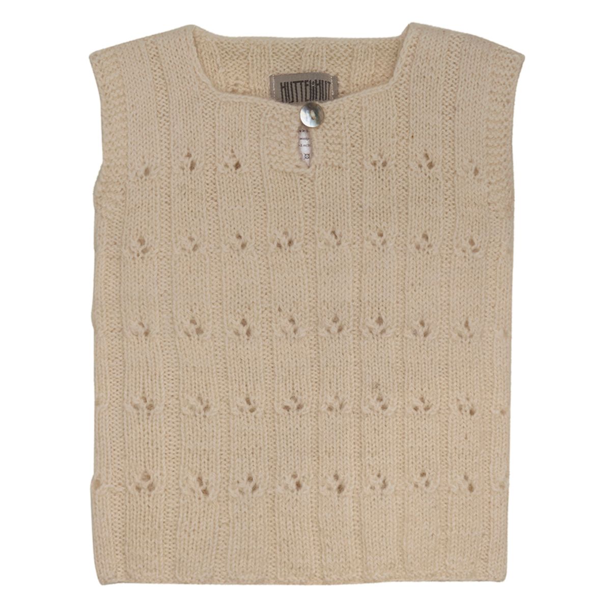 Alpaca uld vest (86-92 cm)