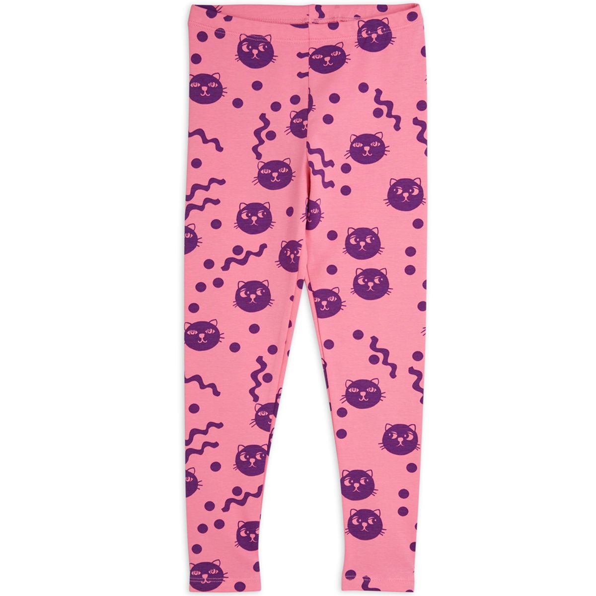 Organic Squiggly cats leggings (104-110 cm)