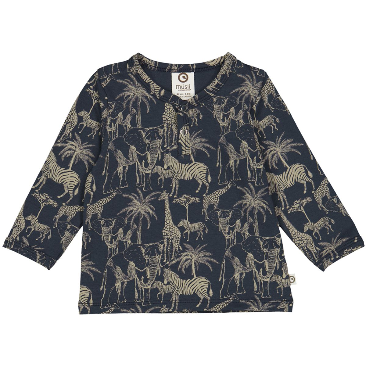 Organic Safari bluse (18 mdr/86 cm)