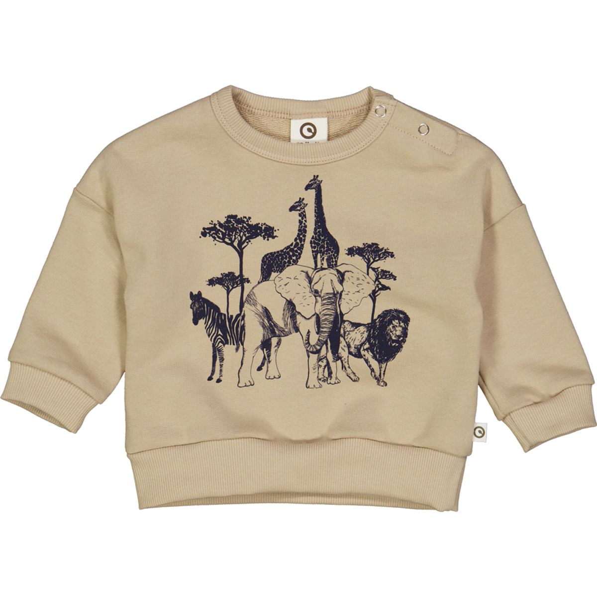 Organic Safari sweatshirt (3 år/98 cm)