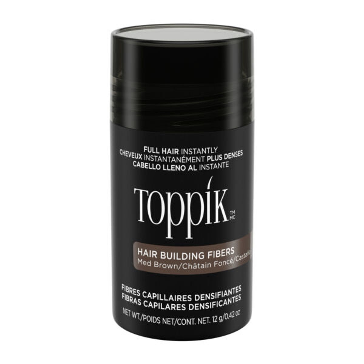 Toppik Hair Building Fibers, 12 g - Medium Brown